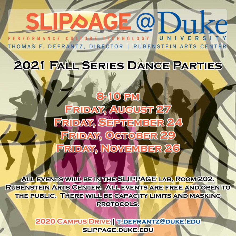 Duke Slippage Dance Parties Flyer